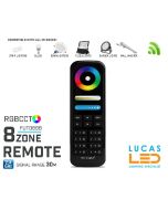 Remote Control • RGB+CCT• MiBoxer • 8 Zone • 2.4G • Wireless • Compatible • Smart System • FUT089B • Black edition