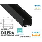 led-profile-surface-architectural-suspended-dileda-black-aluminium-2-02-meters-length-pro-multi-set-lucasled.ie