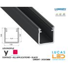 led-profile-surface-y-black-aluminium-2-02-meters-length-pro-multi-set-Shelf-Stage-Wardrobe-Living Room-Pathway-price-europe