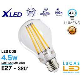 Light Hit 27 E27 LED Bulb Light 4.5W - 2700K Warm White - 470lm - LED SMD - viewing ...