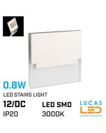 recessed-led-wall-stairs-light-0.8W-12V-DC-3000K-13lm-IP20-SABIK-lucasled.ie