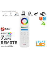 Zigbee 3.0 Remote Control • RGB+CCT • MiBoxer • 7 Zone • 2.4G • Wireless • WiFi • Compatible • Smart Lighting System • FUT089Z