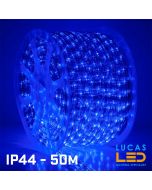  BLUE LED Rope Lights 125W - IP44 Waterproof - 1800 LED - 50m Roll cuttable - SET