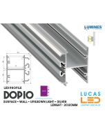 led-profile-suspended-architectural-surface-dopio-silver-aluminium-2-02-meters-lenght-pro-multi-set-lucasled.ie