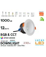 led-downlight-anti-glare-rgb-cct-12w-1000lm-wifi-2-4g-compatible-smart-lighting-system-multizone-wireless-miboxer-fut071-230v-lucasled.ie