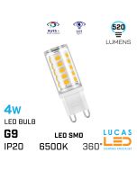 G9 LED bulb light capsule 4W - 6000K- 520lm - cold white - viewing angle 360°