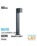 Outdoor LED Garden Light GU10 - IP44 waterproof - GORI 80 - Driveway - Pathway - Pillar Light - Anthracite colour