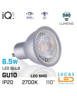 GU10_LED_Bulb_light_6.5W_2700K_Soft_warm_White_585lm_lucasled.ie_ireland_supplier