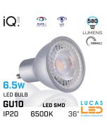 GU10_LED_Bulb_light_6.5W_6500K_Ultra_Cold_White_580lm_lucasled.ie_ireland_supplier