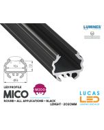led-profile-special-app-mico-black-aluminium-2-02-meters-length-pro-multi-set-Library-Walkway-Night Club-Corridor-price-ireland