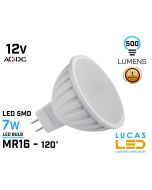 Mr16 LED Bulb - 7W -  5300K - 500lm - viewing angle 120° - TOMI LED Light source-Cold White