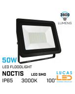 50W Outdoor LED Floodlight - IP65 - 3000K Warm white colour - 3800lm 