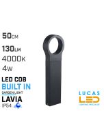 Last 5 pcs ONLY - Outdoor LED Pillar light 4W - 130lm - 4000K - IP44 - LAVIA Black- CLEARANCE