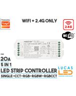 led-strip-controller-wi-fi-2-4g-5-in-1-single-cct-rgb-rgbw-rgbcct-20a-high-output-12-24v-tuya-smart-lighting-system-wireless-pw5_lucasled.ie