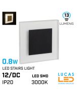recessed-led-wall-stairs-lighting-0.8W-3000k-warm-white-12v-dc-13lm-ip20-lucasled.ie
