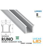 led-profile-recessed-architectural-runo-silver-aluminium-2-02-meters-length-pro-multi-set-lucasled.ie