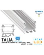 led-profile-surface-architectural-talia-white-aluminium-2-02-meters-lenght-pro-multi-set-lucasled.ie