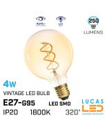 vintage-led-bulb-filament-spiral-light-4W-E27-super-warm-1800k-250lm-G95-decorative-light-lucasled.ie