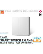 classic-design-smart-switch-2-gang-zigbee-tuya-app-philip-hue-ikea-app-for-lighting-ireland-europe-in-stock-delivery