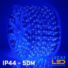  BLUE LED Rope Lights 125W - IP44 Waterproof - 1800 LED - 50m Roll cuttable - SET