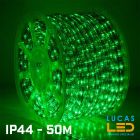 GREEN LED Rope Lights 125W - IP44 Waterproof - 1800 LED - 50m Roll cuttable - SET