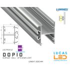 led-profile-suspended-architectural-surface-dopio-silver-aluminium-2-02-meters-lenght-pro-multi-set-lucasled.ie