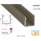 led-profile-surface-y-inox-gold-aluminium-2-02-meters-length-pro-multi-set-15-shelf-garden-walkway-freezer-price-ireland