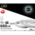 LED Neon Cold White flexible 0410  • 24V • 12W • IP65 • 560lm • Pro Version 3oz Cooper paths• price per 10 meter • NL0410-12-CW-24