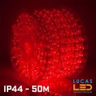RED LED Rope Lights 125W - IP44 Waterproof - 1800 LED - 50m Roll cuttable - SET