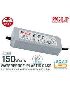 led-driver-power-supply-12v-150-watts-ip67-waterproof-plastic-case-high-quality-glp-gpv-non-pfc-lucasled.ie
