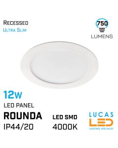 12W_LED_Panel_light_4000K_780lm_IP44_IP20_bathroom_kitchen_recessed_ceiling_downlight_lucasled.ie