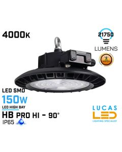 150W LED High Bay Light - 4000K - 21750lm - IP65 - LED SMD - outdoor - indoor - industrial ceiling fitting -  HB PRO HI