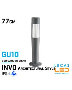 architectural-outdoor-led-pillar-light-Gu10-IP54-INVO-77cm-round-lucasled.ie-ireland