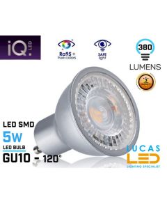 GU10 LED Bulb Light  5W - LED SMD - viewing angle 120° -  New IQ LED bulb light-Natural White