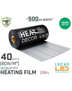 heating film-40W-ireland-ie-price-efficient-heating-flooring-europe-heat-home-cheap-energy-heating-30years-warranty-extra lifespan-500mm wide-profesional-version-ireland