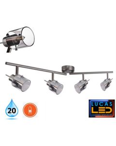 1 ONLY !! - LED Surface Ceiling Light - G9 bulb (4x max35W) - IP20 -  EVELI L4