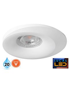 LED Spotlight,  recessed light - GU10 - IP20 - BONIS White 