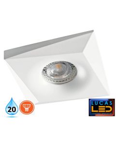 16 pcs ONLY - LED Spotlight - recessed light - GU10 - IP20 - BONIS White