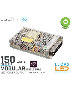 led-driver-power-supply-24v-150-watts-enclosure-modular-metal-case-2-years-pos-power-lucsaled.ie