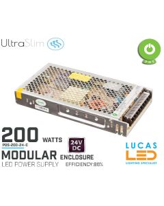 led-driver-power-supply-24v-200-watts-enclosure-modular-metal-case-2-years-pos-power-lucasled.ie