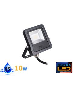 Last Time in stock 12 pcs ONLY - LED Floodlight- 10W- IP44- 800lm- 4000K Natural White- ANTOS- Black
