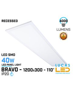 led-panel-light-1200x300-40w-4000k-natural-white-4000lm-recessed-downlight-ceiling-fitting-led-smd-bravo-12030-industrial-production-hall-commercial-lucasled.ie