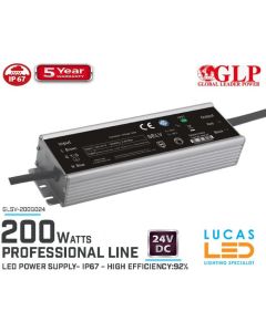 led-driver-power-supply-24v-200-watts-ip67-waterproof-metal-case-5-year-pro-line-glp-glsv-lucasled.ie