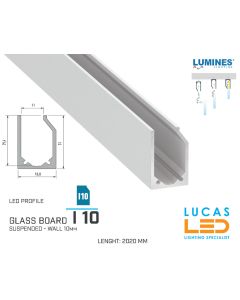 led-profile-glass-furniture-i10-white-aluminium-2-02-meters-length-pro-multi-set-lucasled.ie