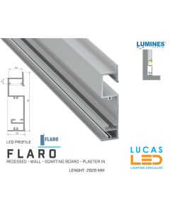 led-profile-recessed-architectural-plaster-in-flaro-silver-aluminium-2-02-meters-length-pro-multi-set