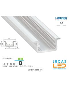 led-profile-recessed-b-white-aluminium-2-02-meters-length-pro-multi-set-lucasled.ie