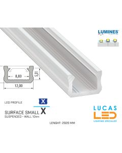 led-profile-surface-x-white-aluminium-2-02-meters-length-pro-multi-set-garden-bathroom-staircase-resort-price-europe