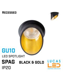 led-recessed-spotlight-ceiling-fitting-gu10-ip20-black-gold-lucasled.ie-ireland