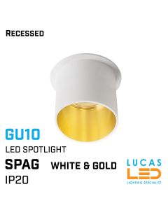 led-recessed-spotlight-ceiling-fitting-gu10-ip20-white-gold-spag-L-lucasled.ie-ireland