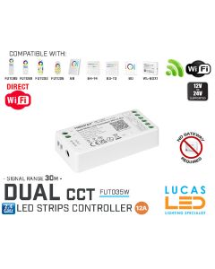 LED Strip Controller • Dual CCT • MiBoxer • MiLight • WiFi • Smart Lighting System • 2.4G • Wireless • FUT035W